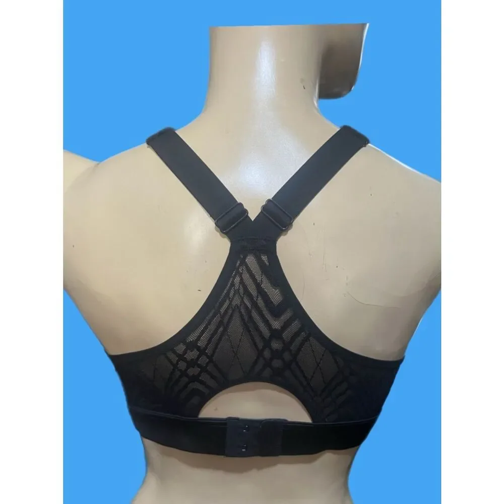 Victoria's Secret Flow on Point High Neck Mesh Sport Wireless Support bra 36D